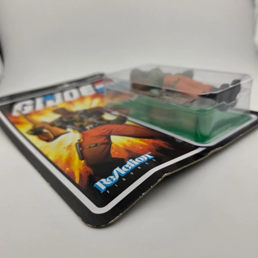 2021 Hasbro GI Joe - Super7 Roadblock Heavy Machine‎ Gunner Reaction Figures New
